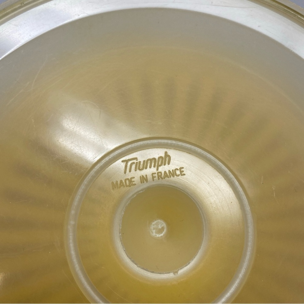 Triumph Brevet Salad Spinner / Dryer - Yellow- Made In France Mid-Century MCM - Picture 3 of 6